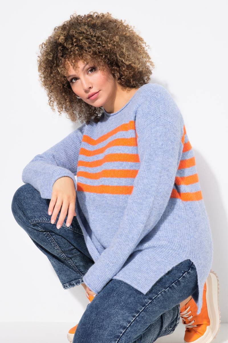 Große Größen Pullover, Damen, blau, Größe: 50/52, Synthetische Fasern/Polyester, Ulla Popken Große Größen Pullover, Damen, blau, Größe: 50/52, Synthetische Fasern/Polyester, Ulla Popken von Ulla Popken