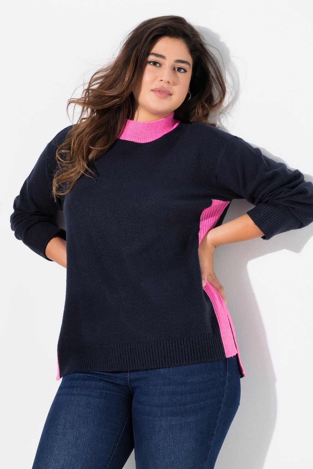 Große Größen Pullover, Damen, blau, Größe: 62/64, Synthetische Fasern/Polyester, Ulla Popken Große Größen Pullover, Damen, blau, Größe: 62/64, Synthetische Fasern/Polyester, Ulla Popken von Ulla Popken