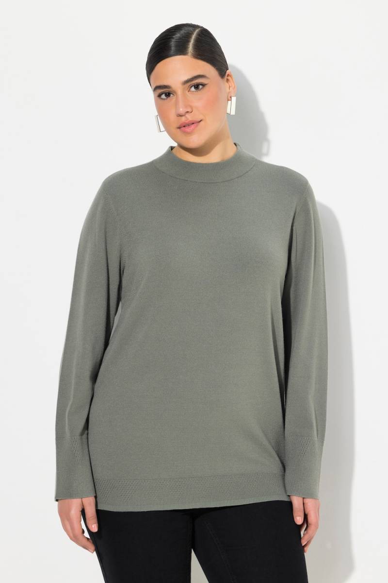Große Größen Pullover, Damen, grau, Größe: 42/44, Viskose/Polyester/Synthetische Fasern, Ulla Popken von Ulla Popken
