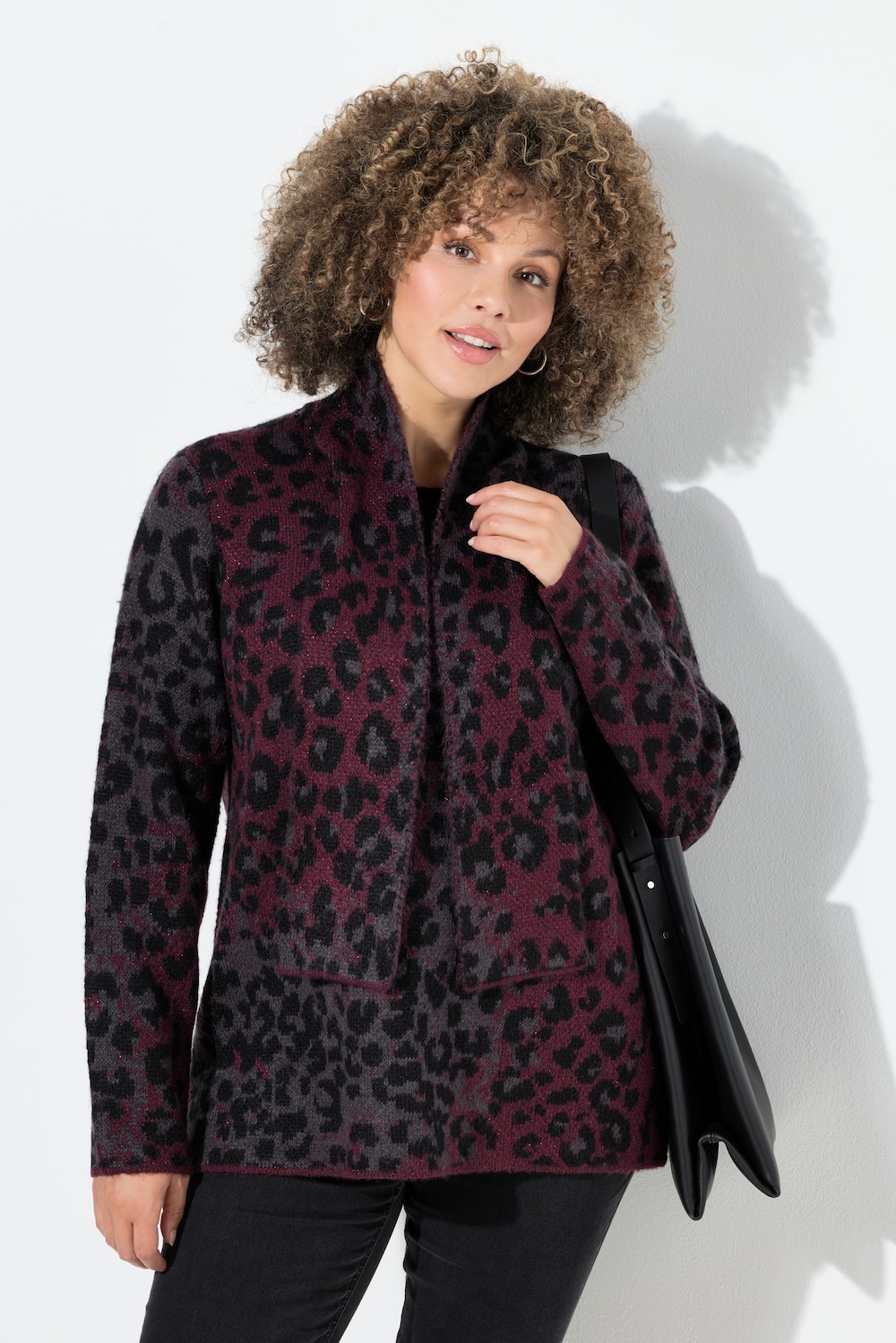 Große Größen Pullover, Damen, rot, Größe: 50/52, Synthetische Fasern/Polyester, Ulla Popken von Ulla Popken