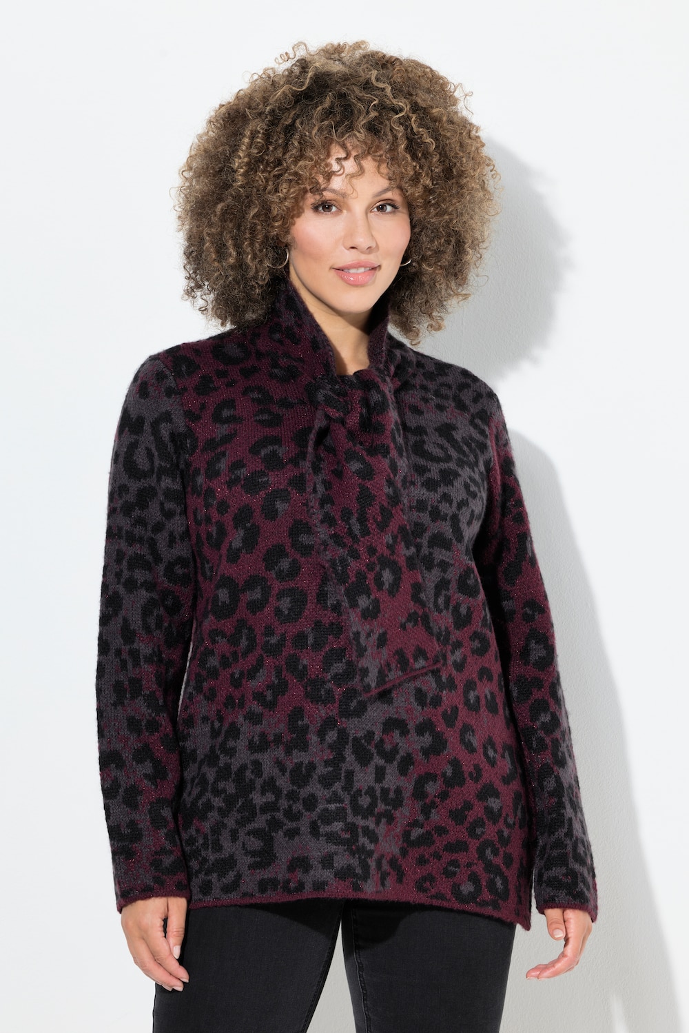 Große Größen Pullover, Damen, rot, Größe: 54/56, Synthetische Fasern/Polyester, Ulla Popken von Ulla Popken