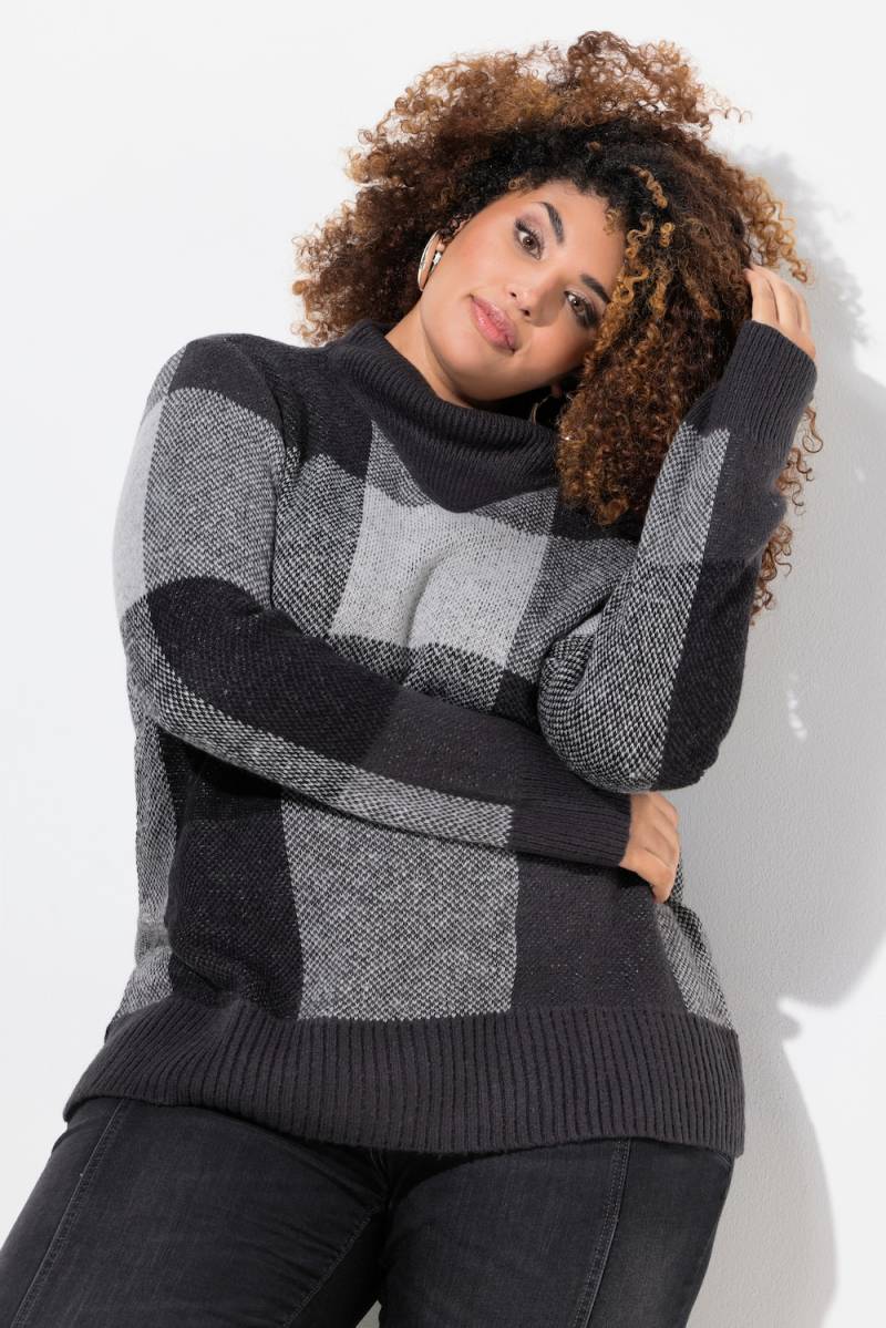 Große Größen Pullover, Damen, schwarz, Größe: 46/48, Synthetische Fasern, Ulla Popken von Ulla Popken