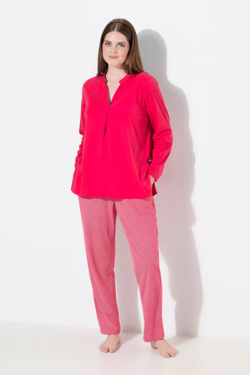 Große Größen Pyjama, Damen, rot, Größe: 42/44, Baumwolle, Ulla Popken von Ulla Popken