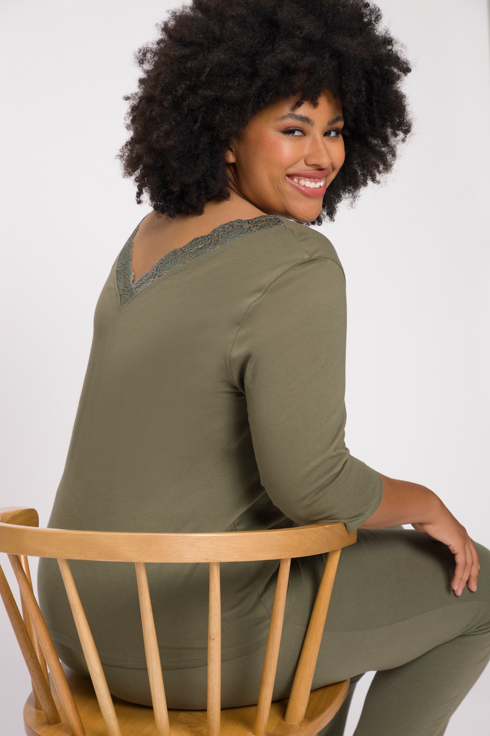 Große Größen Pyjamashirt, Damen, grün, Größe: 46/48, Baumwolle, Ulla Popken Große Größen Pyjamashirt, Damen, grün, Größe: 46/48, Baumwolle, Ulla Popken von Ulla Popken