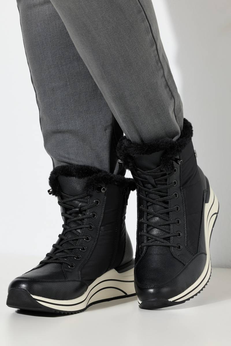 Große Größen Remonte Stiefeletten, Damen, schwarz, Größe: 42, Sonstige/Synthetische Fasern/Leder, Ulla Popken von Ulla Popken