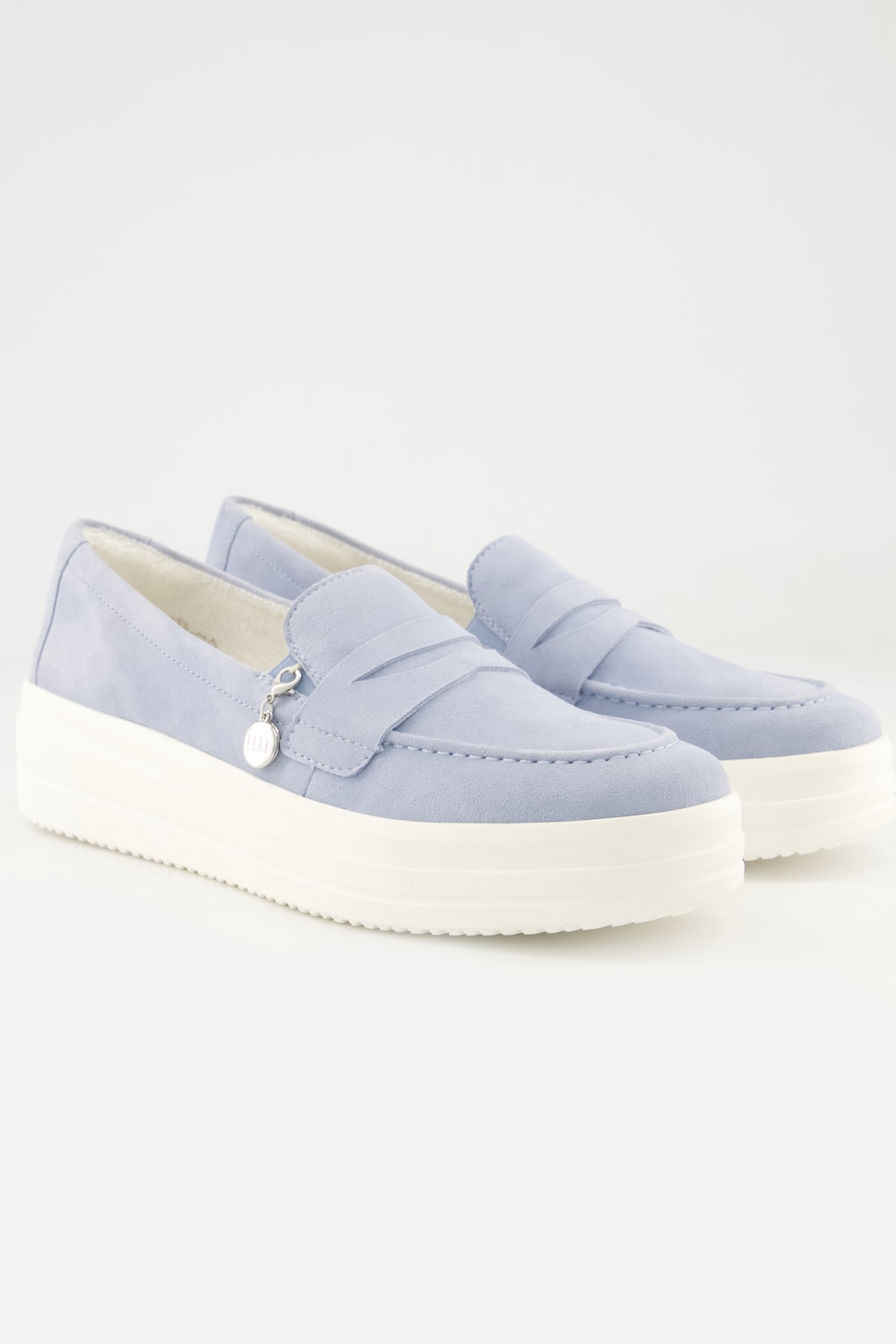 Remonte x Elle Loafer, Damen, blau, Größe: 41, Leder, Ulla Popken von Ulla Popken