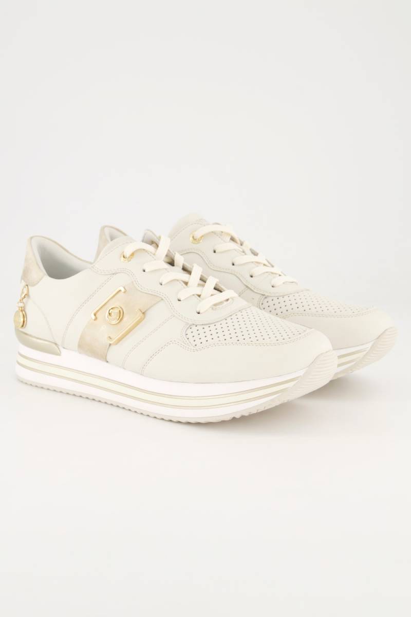Große Größen Remonte x Elle Leder-Sneaker, Damen, beige, Größe: 38, Synthetische Fasern/Leder, Ulla Popken von Ulla Popken