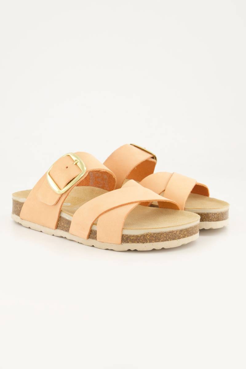 Große Größen Rohde Leder-Pantoletten, Damen, orange, Größe: 41, Leder, Ulla Popken Große Größen Rohde Leder-Pantoletten, Damen, orange, Größe: 41, Leder, Ulla Popken von Ulla Popken