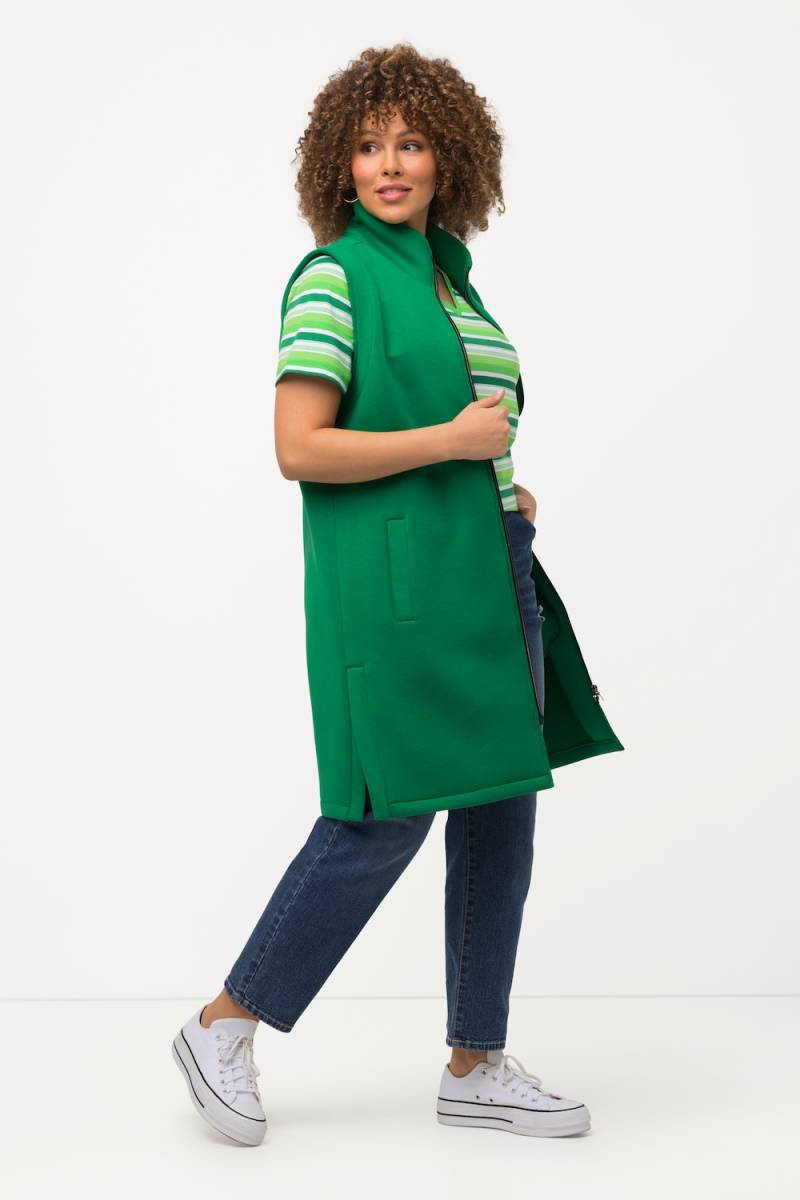 Große Größen Scuba-Longweste, Damen, grün, Größe: 50/52, Polyester/Viskose, Ulla Popken Große Größen Scuba-Longweste, Damen, grün, Größe: 50/52, Polyester/Viskose, Ulla Popken von Ulla Popken