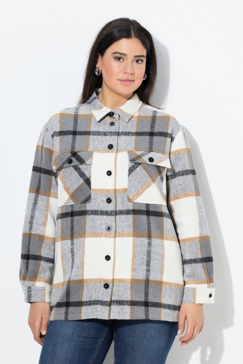 Große Größen Shaket, Damen, grau, Größe: 42/44, Polyester/Wolle, Ulla Popken von Ulla Popken