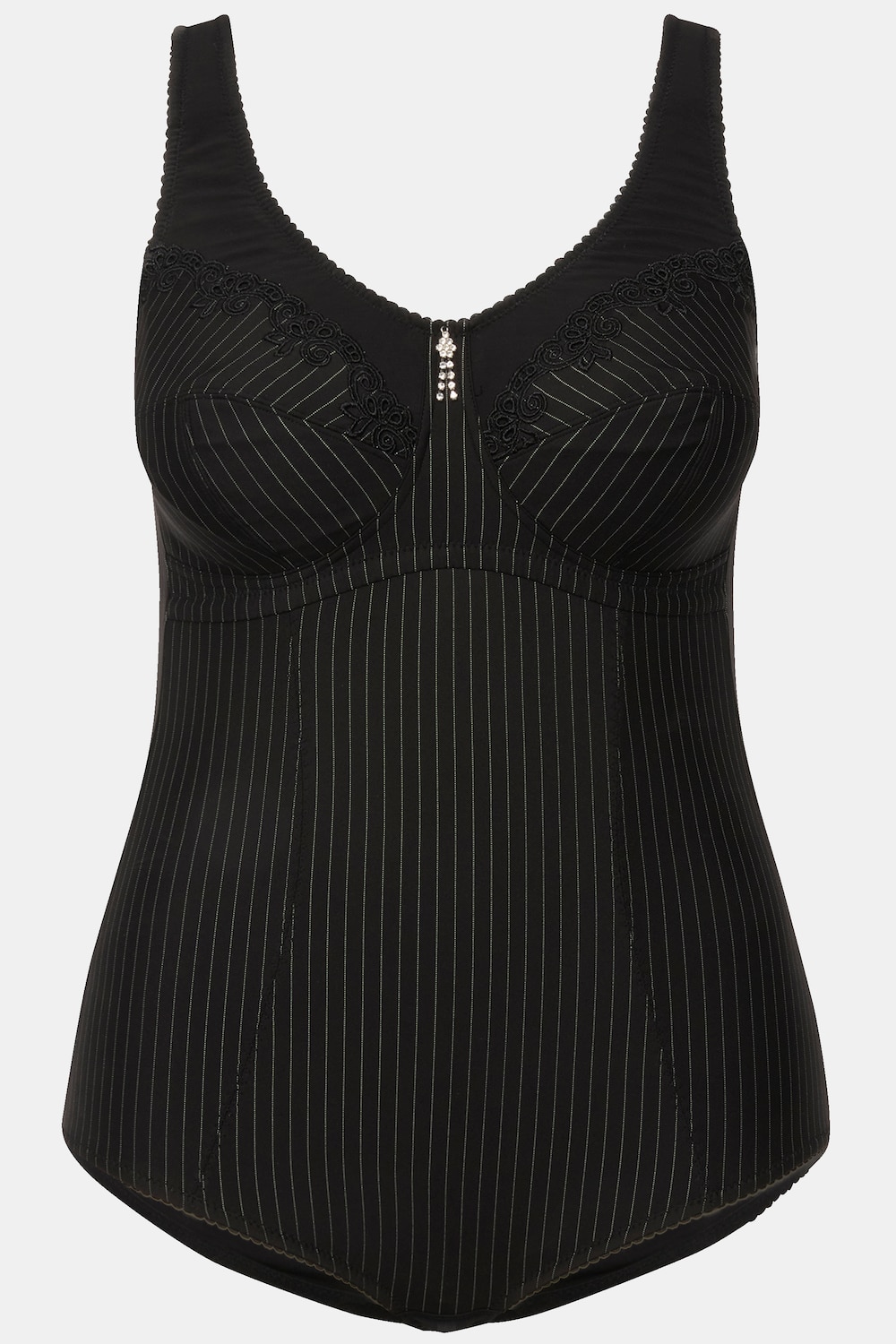 Große Größen Shaping-Body, Damen, schwarz, Größe: 120G, Baumwolle/Synthetische Fasern, Ulla Popken von Ulla Popken