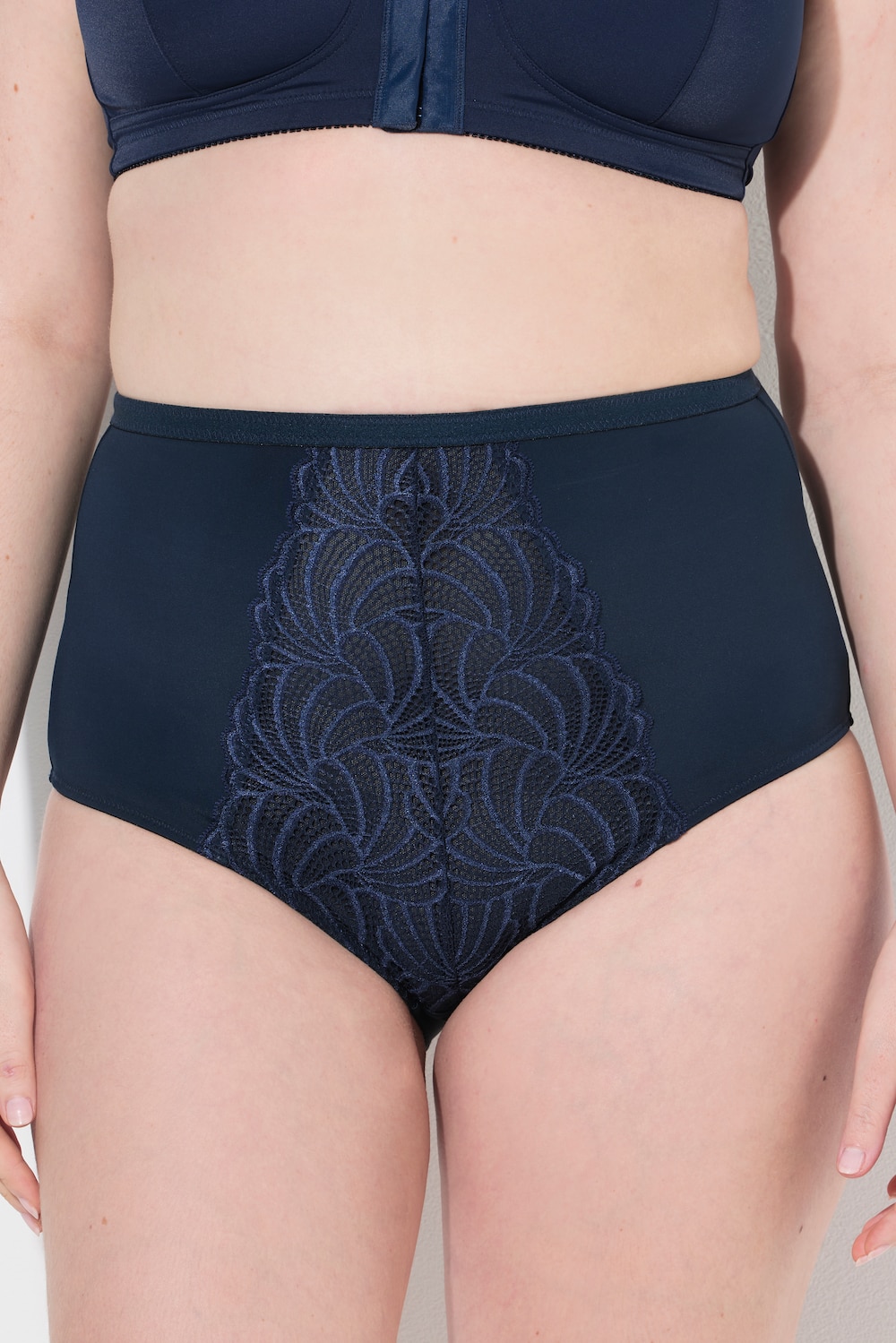 Große Größen Shaping-Maxislip, Damen, blau, Größe: 62/64, Baumwolle/Synthetische Fasern/Elasthan, Ulla Popken von Ulla Popken