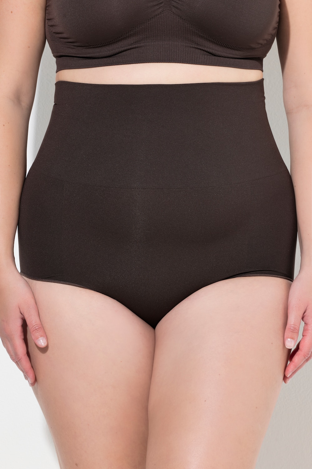 Große Größen Shaping-Slip, Damen, braun, Größe: 42/44, Synthetische Fasern/Elasthan, Ulla Popken von Ulla Popken