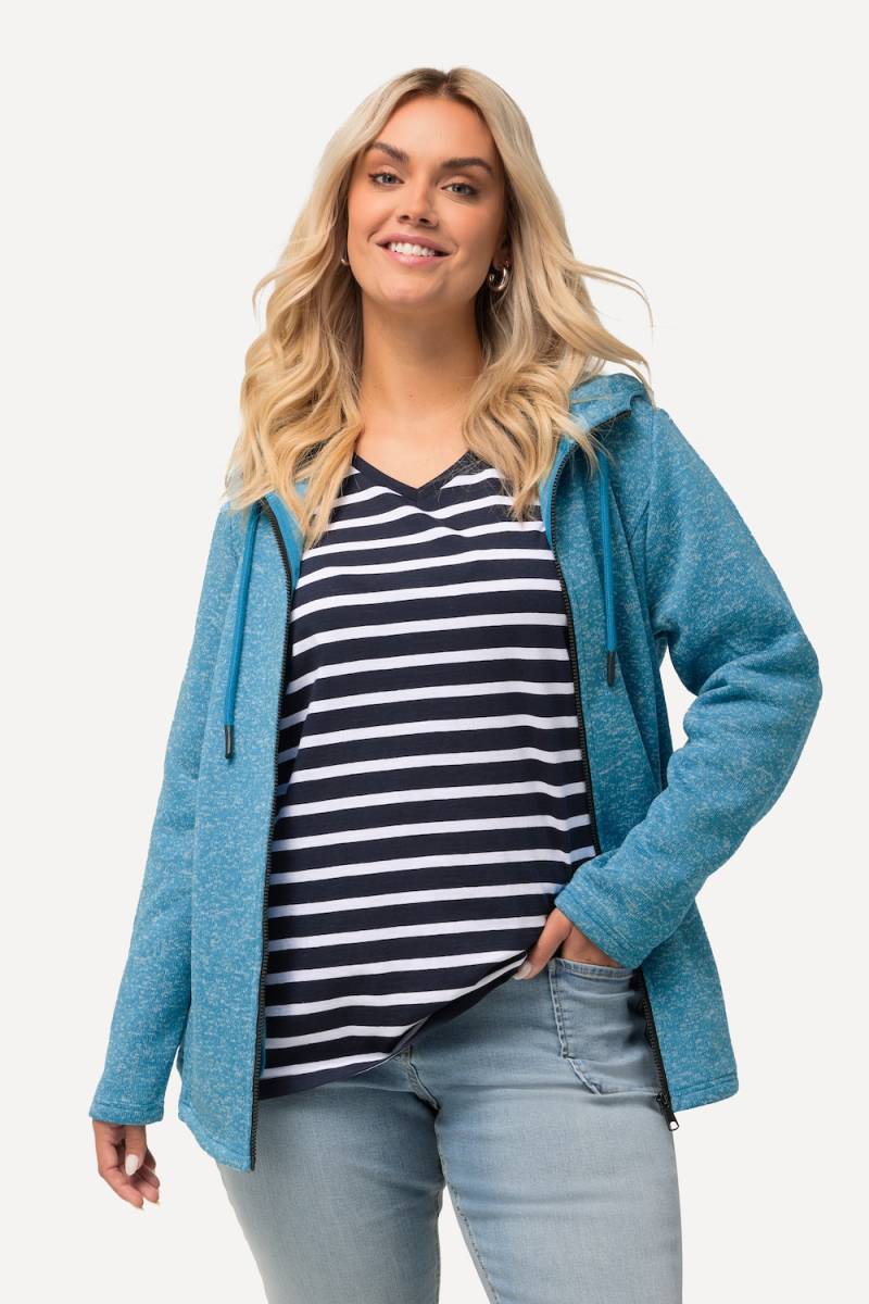 Große Größen Shirt, Damen, blau, Größe: 46/48, Baumwolle, Ulla Popken von Ulla Popken