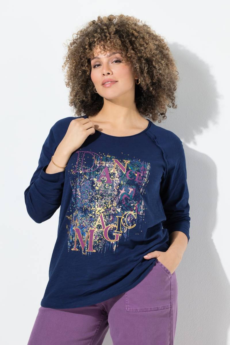 Große Größen Shirt, Damen, blau, Größe: 46/48, Baumwolle, Ulla Popken Große Größen Shirt, Damen, blau, Größe: 46/48, Baumwolle, Ulla Popken von Ulla Popken