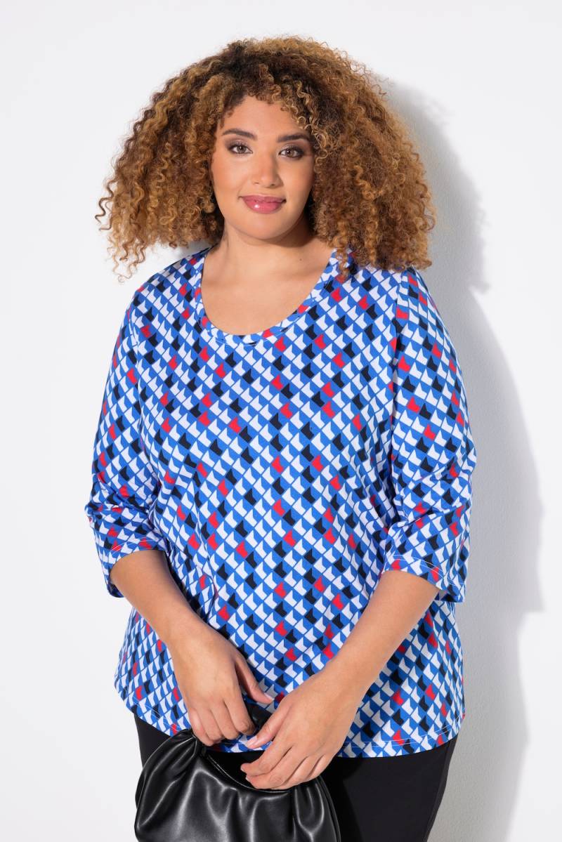 Große Größen Shirt, Damen, blau, Größe: 62/64, Baumwolle, Ulla Popken Große Größen Shirt, Damen, blau, Größe: 62/64, Baumwolle, Ulla Popken von Ulla Popken