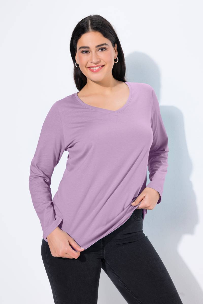 Große Größen Shirt, Damen, lila, Größe: 46/48, Baumwolle, Ulla Popken Große Größen Shirt, Damen, lila, Größe: 46/48, Baumwolle, Ulla Popken von Ulla Popken