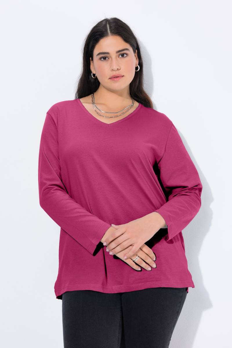 Große Größen Shirt, Damen, rosa, Größe: 54/56, Baumwolle/Polyester/Viskose, Ulla Popken von Ulla Popken