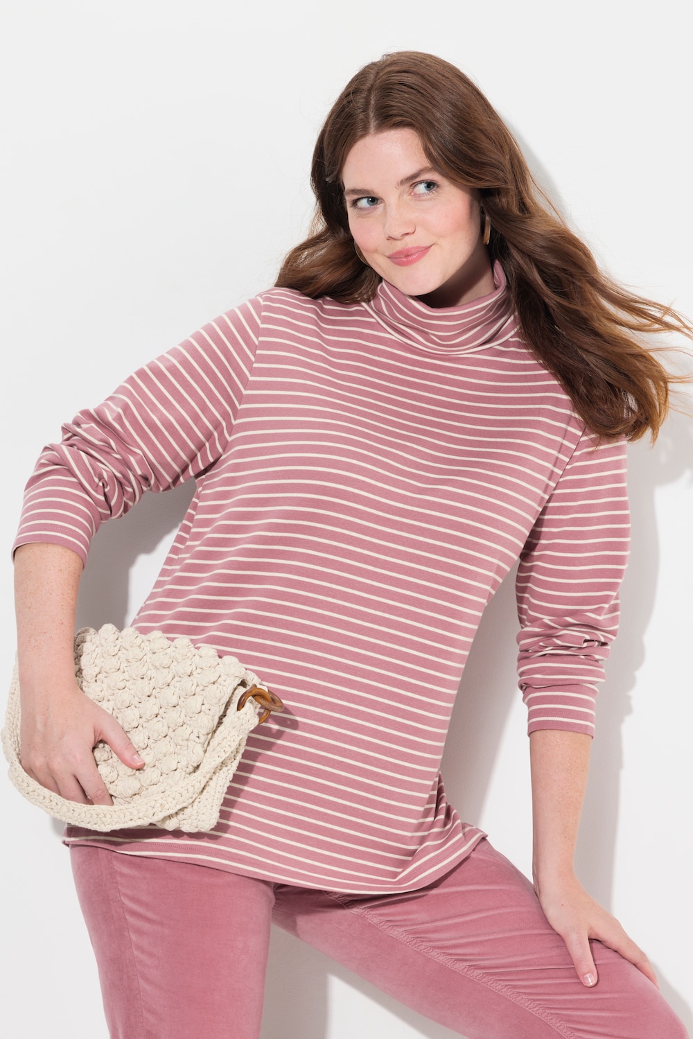 Große Größen Shirt, Damen, rosa, Größe: 58/60, Baumwolle, Ulla Popken Große Größen Shirt, Damen, rosa, Größe: 58/60, Baumwolle, Ulla Popken von Ulla Popken
