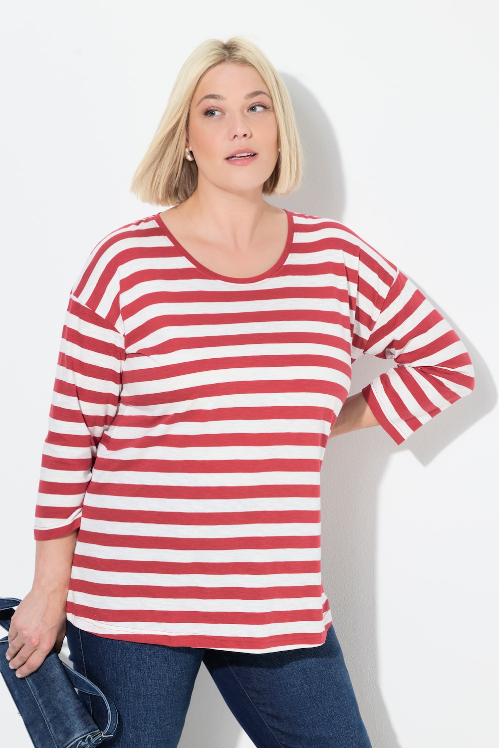 Große Größen Shirt, Damen, rot, Größe: 42/44, Baumwolle, Ulla Popken Große Größen Shirt, Damen, rot, Größe: 42/44, Baumwolle, Ulla Popken von Ulla Popken