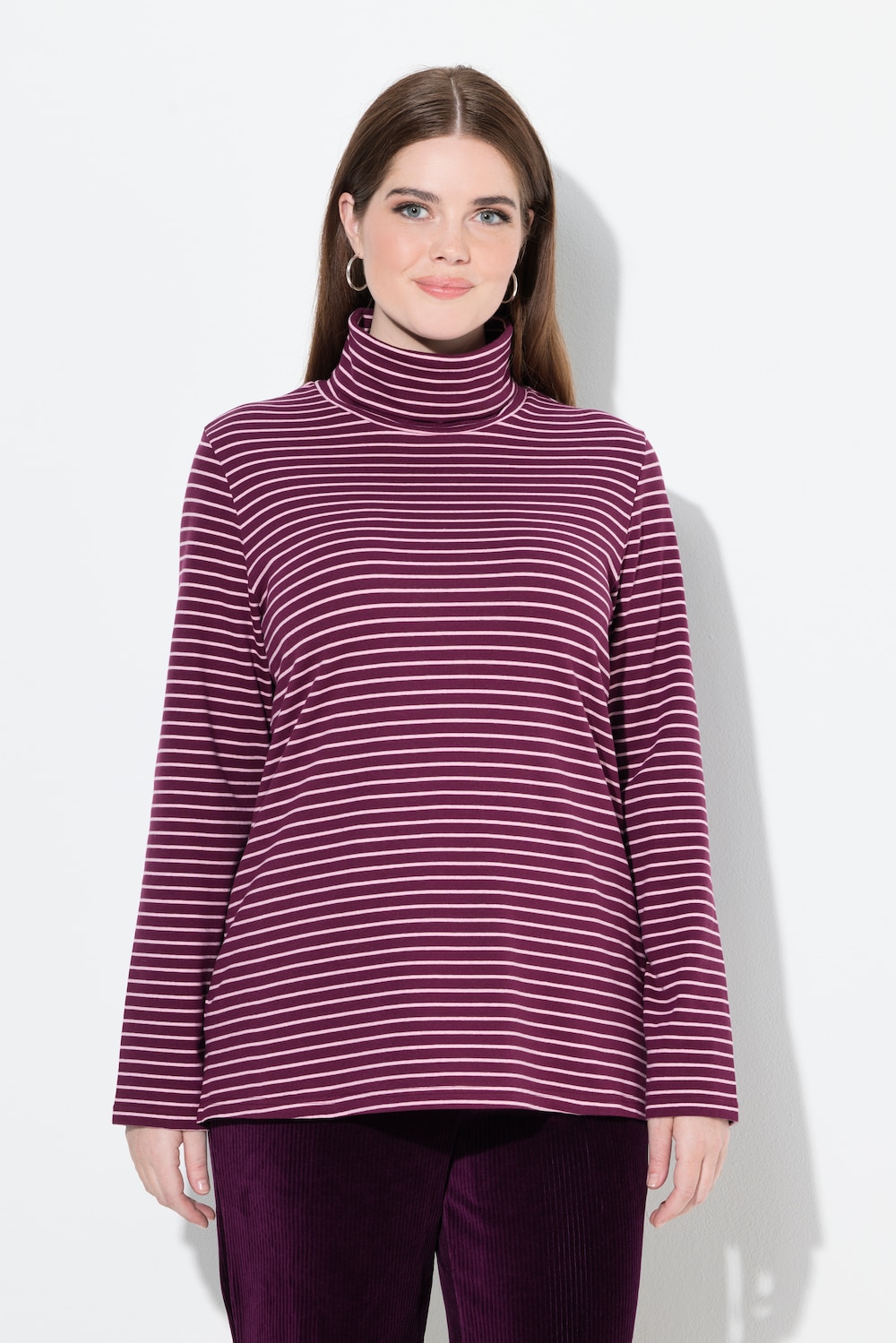 Große Größen Shirt, Damen, rot, Größe: 50/52, Baumwolle, Ulla Popken von Ulla Popken