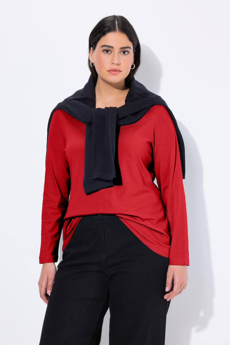 Große Größen Shirt, Damen, rot, Größe: 54/56, Baumwolle, Ulla Popken von Ulla Popken