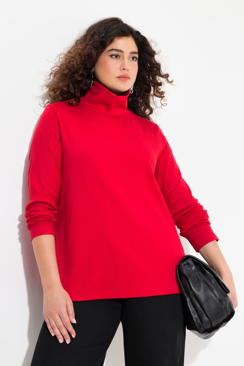 Große Größen Shirt, Damen, rot, Größe: 62/64, Baumwolle/Viskose, Ulla Popken von Ulla Popken