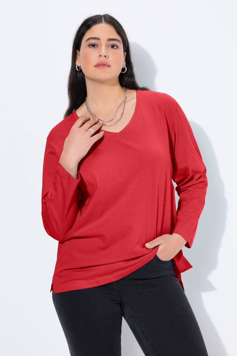 Große Größen Shirt, Damen, rot, Größe: 66/68, Baumwolle, Ulla Popken von Ulla Popken