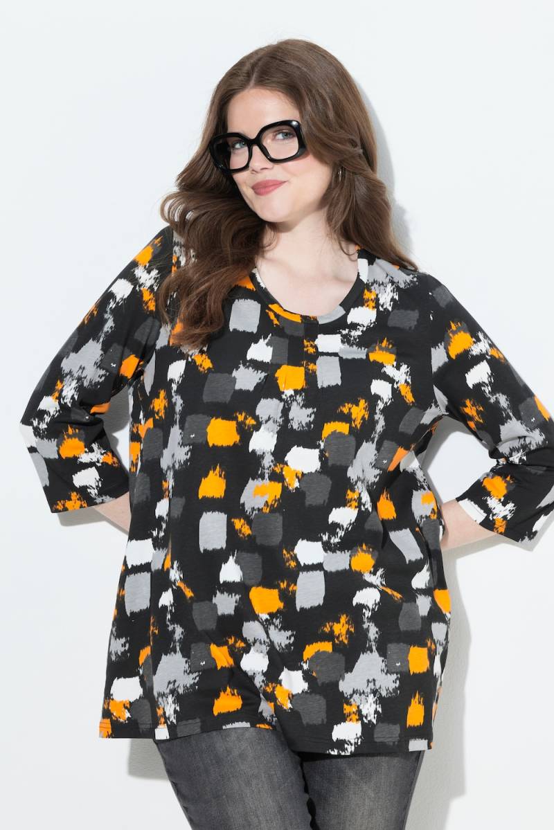 Große Größen Shirt, Damen, schwarz, Größe: 46/48, Baumwolle, Ulla Popken von Ulla Popken