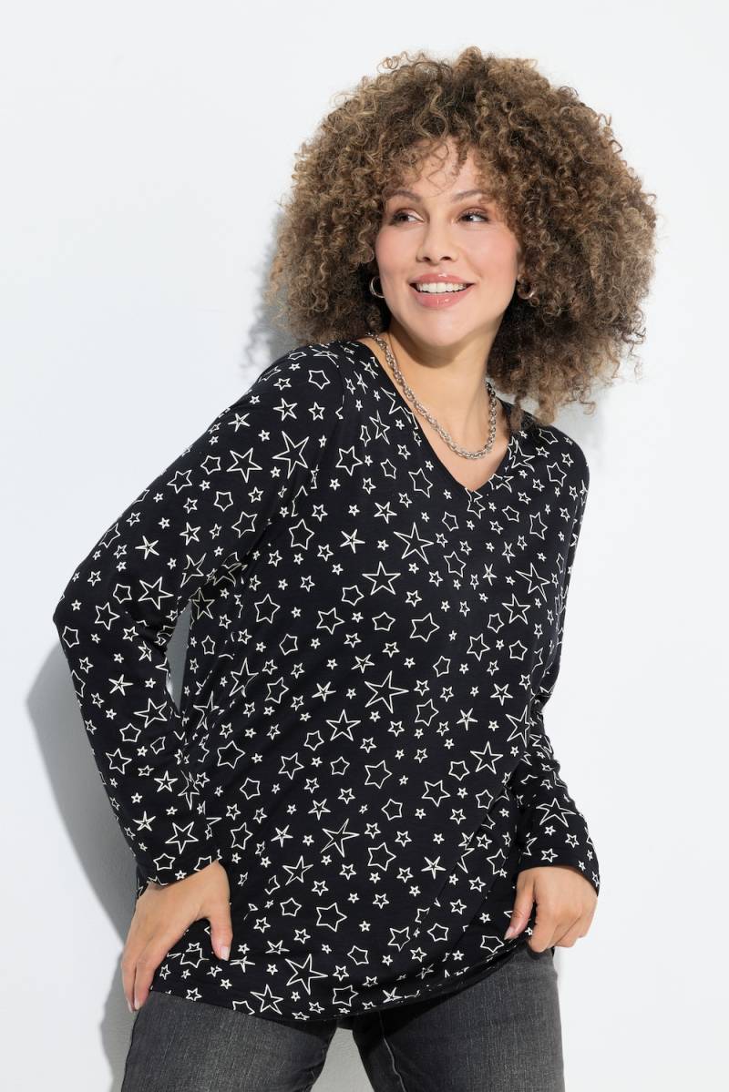 Große Größen Shirt, Damen, schwarz, Größe: 62/64, Baumwolle, Ulla Popken Große Größen Shirt, Damen, schwarz, Größe: 62/64, Baumwolle, Ulla Popken von Ulla Popken