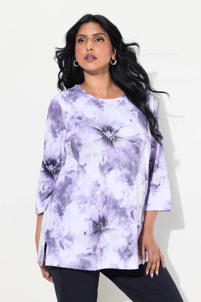 Große Größen Shirt, Damen, weiß, Größe: 46/48, Baumwolle, Ulla Popken von Ulla Popken