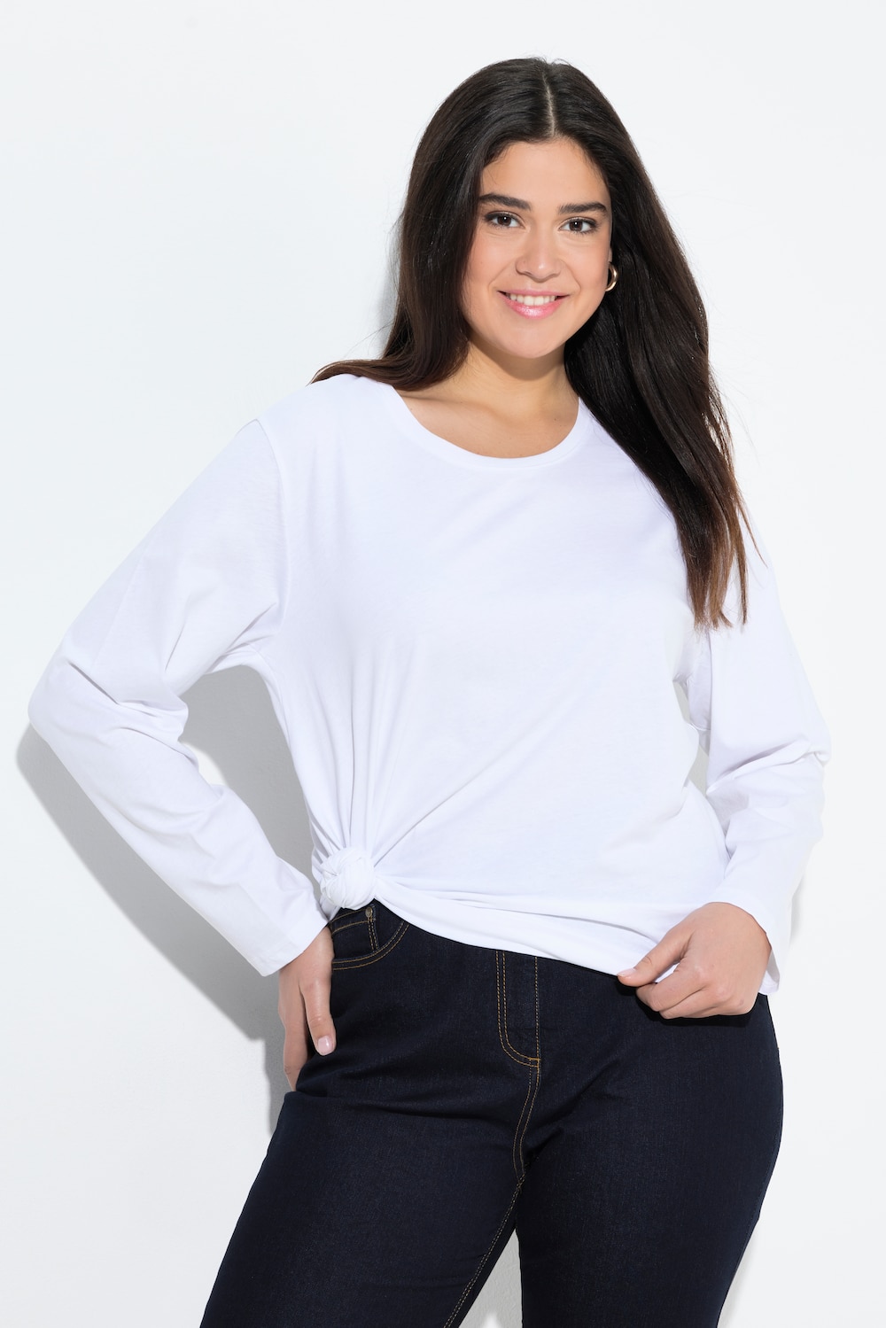 Große Größen Shirt, Damen, weiß, Größe: 46/48, Baumwolle, Ulla Popken Große Größen Shirt, Damen, weiß, Größe: 46/48, Baumwolle, Ulla Popken von Ulla Popken
