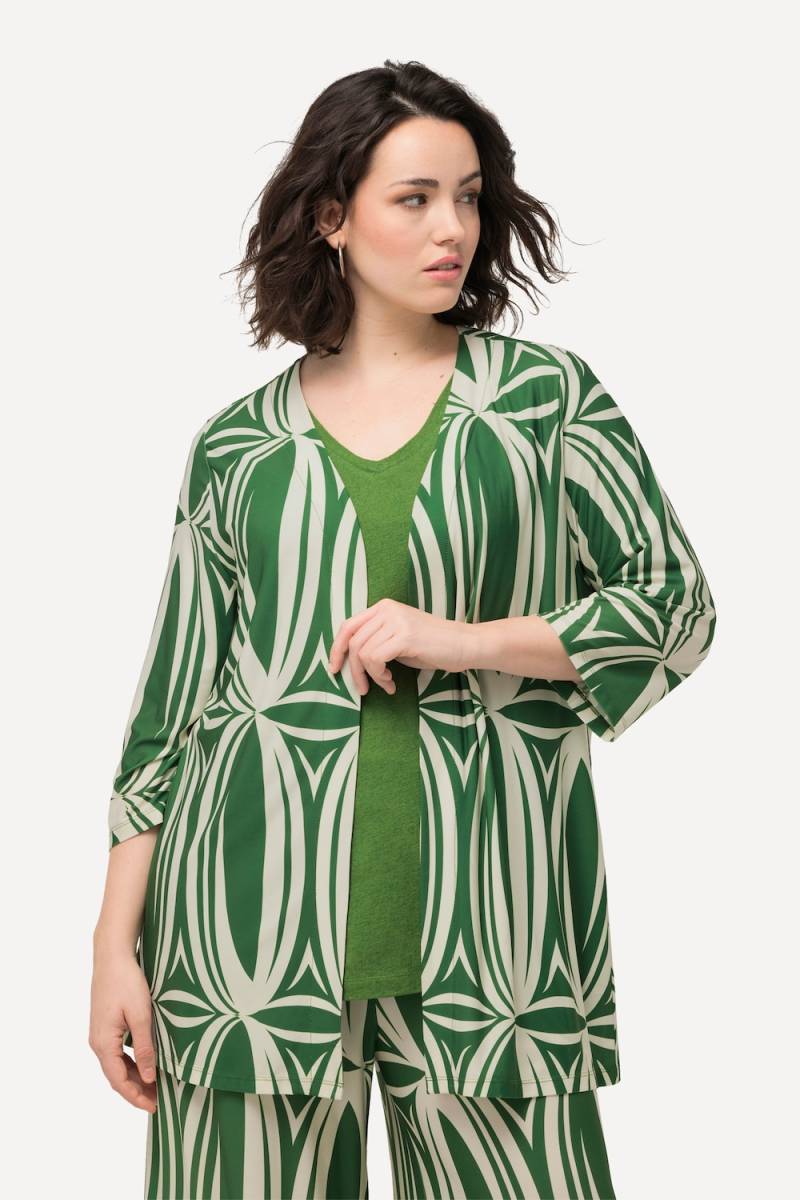 Große Größen Shirtjacke, Damen, grün, Größe: 58/60, Polyester, Ulla Popken Große Größen Shirtjacke, Damen, grün, Größe: 58/60, Polyester, Ulla Popken von Ulla Popken