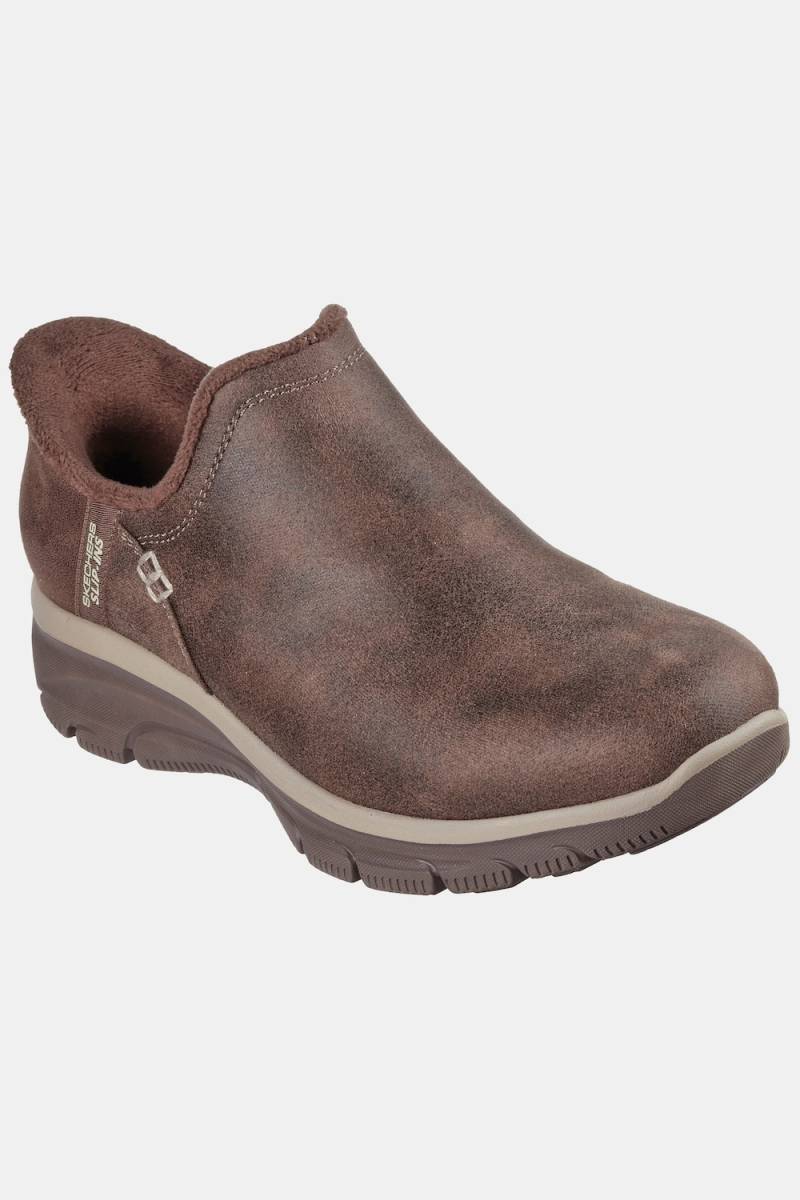 Große Größen Skechers Slip-In-Boots, Damen, braun, Größe: 38, Sonstige, Ulla Popken von Ulla Popken