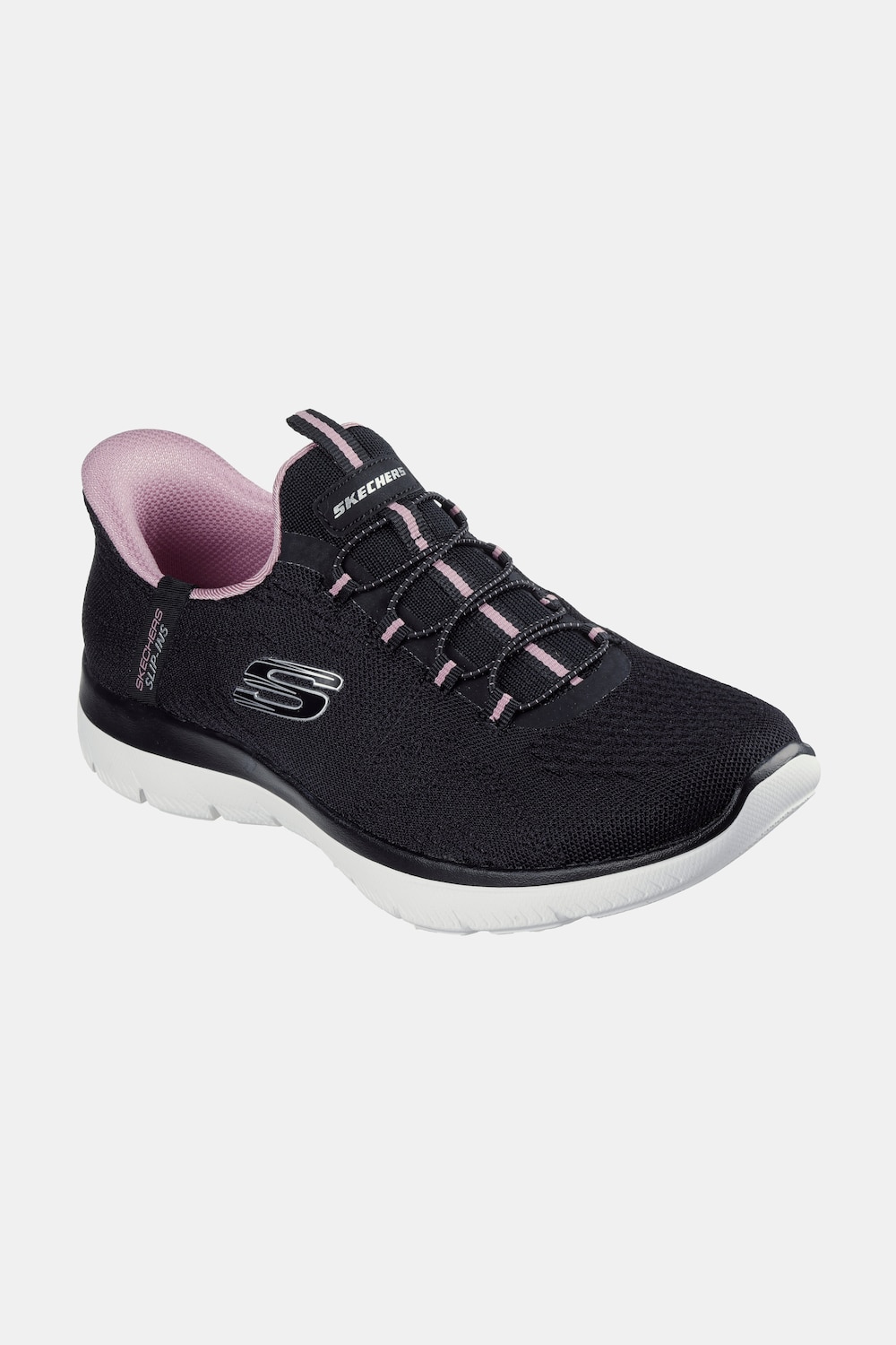 Große Größen Skechers Slip-Ins, Damen, schwarz, Größe: 40, Sonstige, Ulla Popken von Ulla Popken