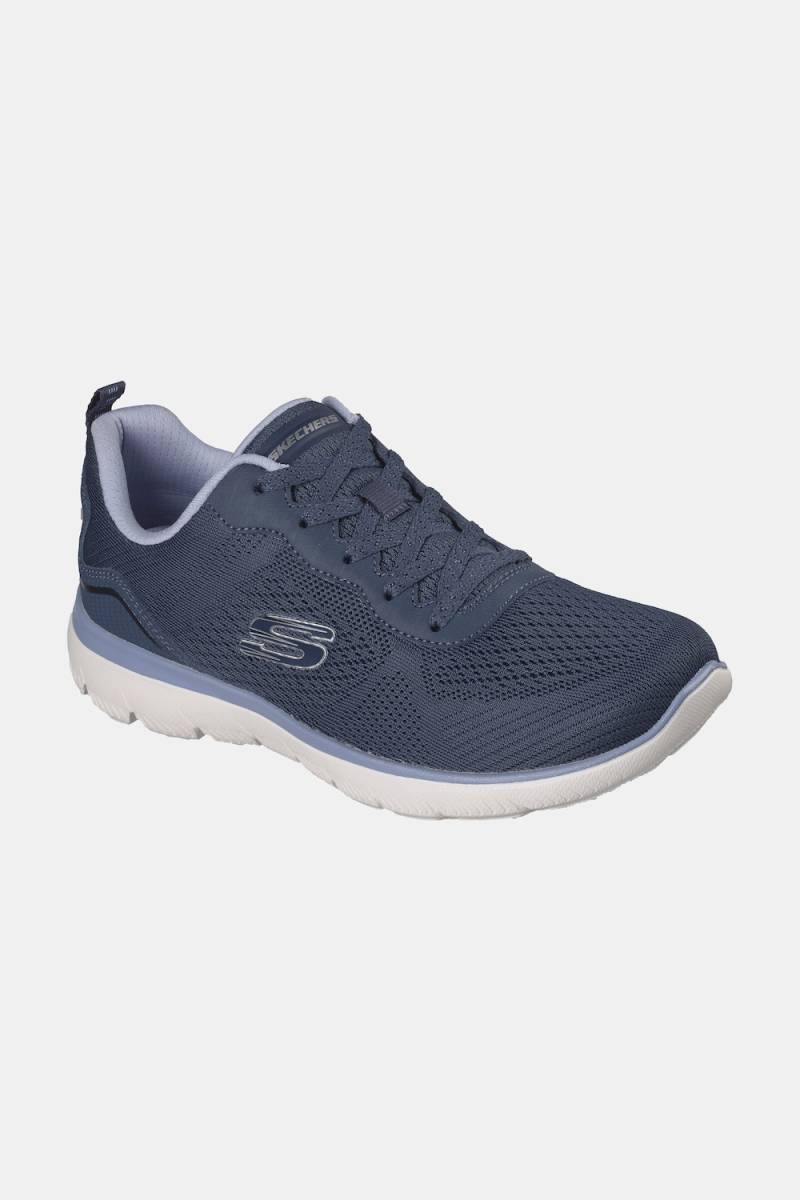 Große Größen Skechers Sneaker, Damen, blau, Größe: 38, Polyester, Ulla Popken von Ulla Popken