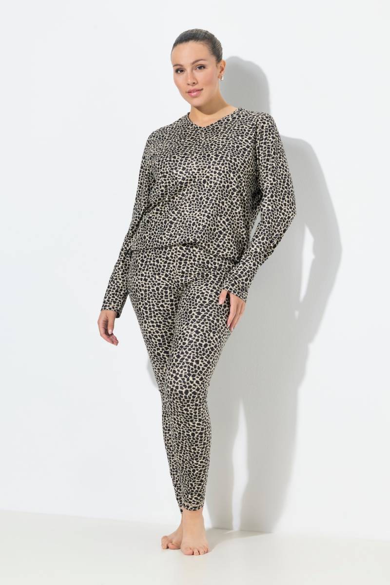 Große Größen Ski-Funktionsleggings, Damen, schwarz, Größe: 58/60, Ulla Popken von Ulla Popken