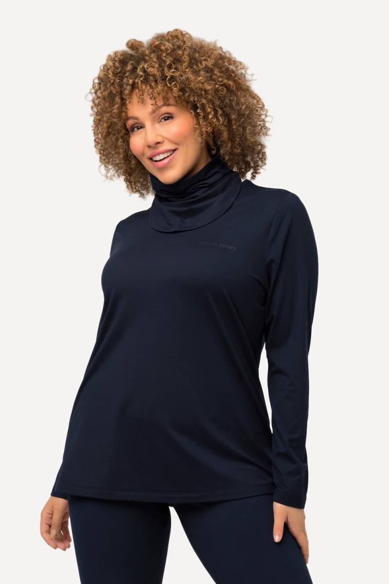 Große Größen Ski-Funktionsshirt, Damen, blau, Größe: 58/60, Ulla Popken Große Größen Ski-Funktionsshirt, Damen, blau, Größe: 58/60, Ulla Popken von Ulla Popken