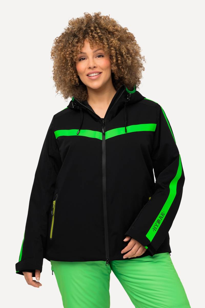 Große Größen Performancejacke, Damen, schwarz, Größe: 46/48, Polyester/Synthetische Fasern, Ulla Popken von Ulla Popken