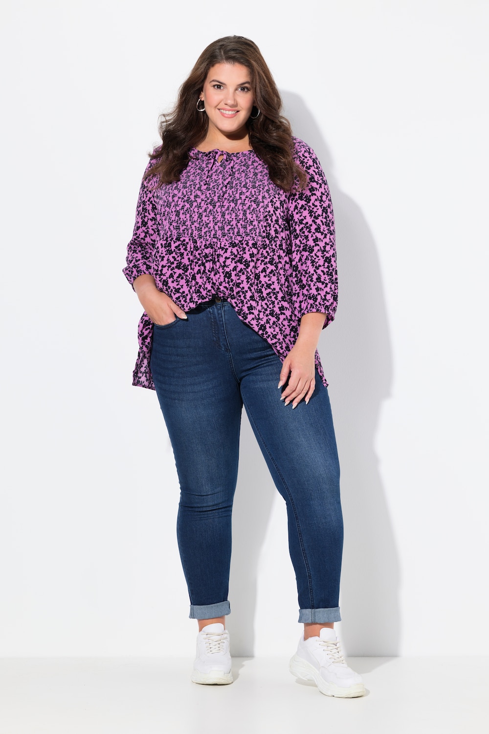 Große Größen Skinnyjeans Sarah, Damen, blau, Größe: 88, Baumwolle/Polyester/Viskose, Ulla Popken von Ulla Popken