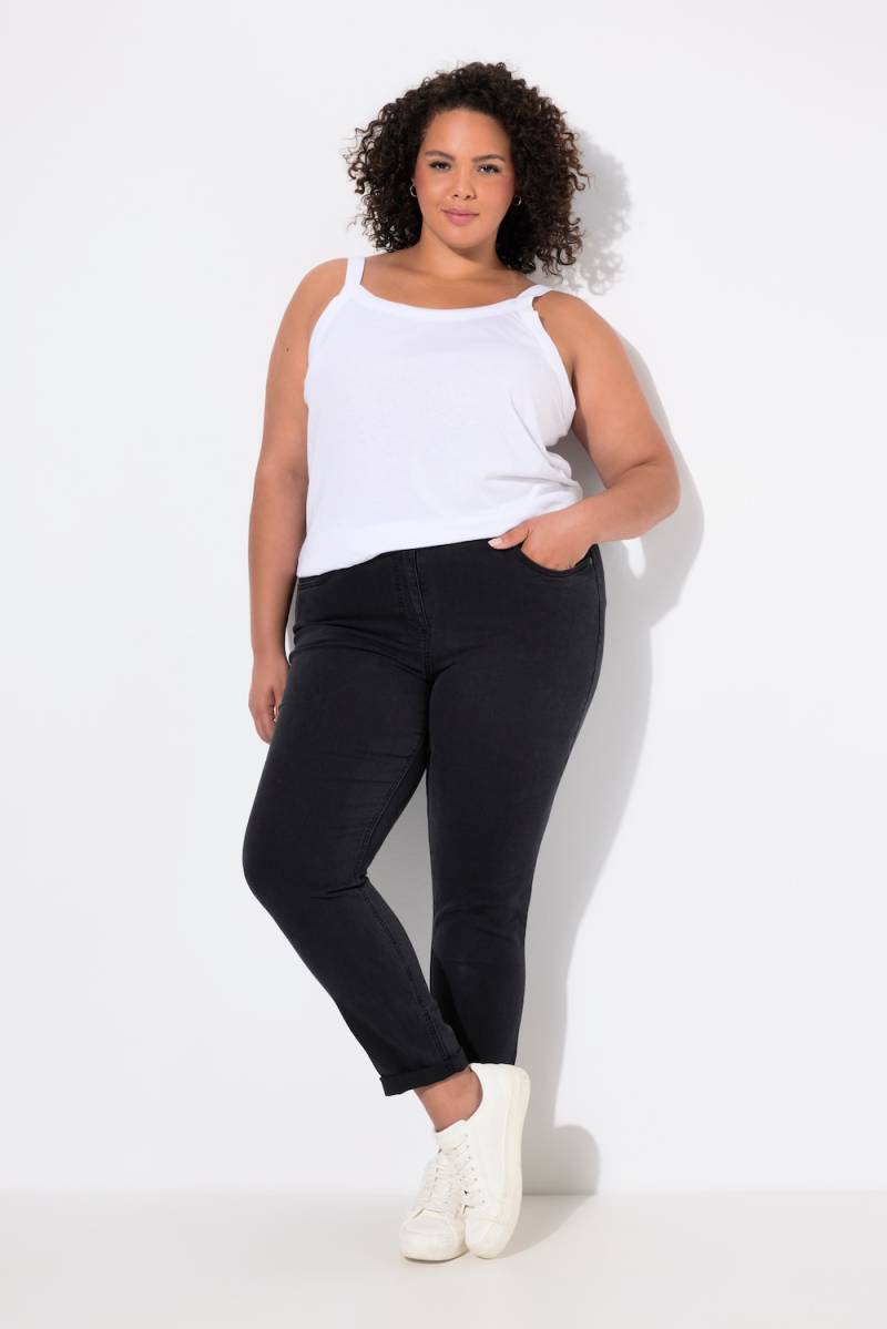 Große Größen Skinnyjeans Sarah, Damen, schwarz, Größe: 29, Baumwolle/Polyester/Viskose, Ulla Popken von Ulla Popken