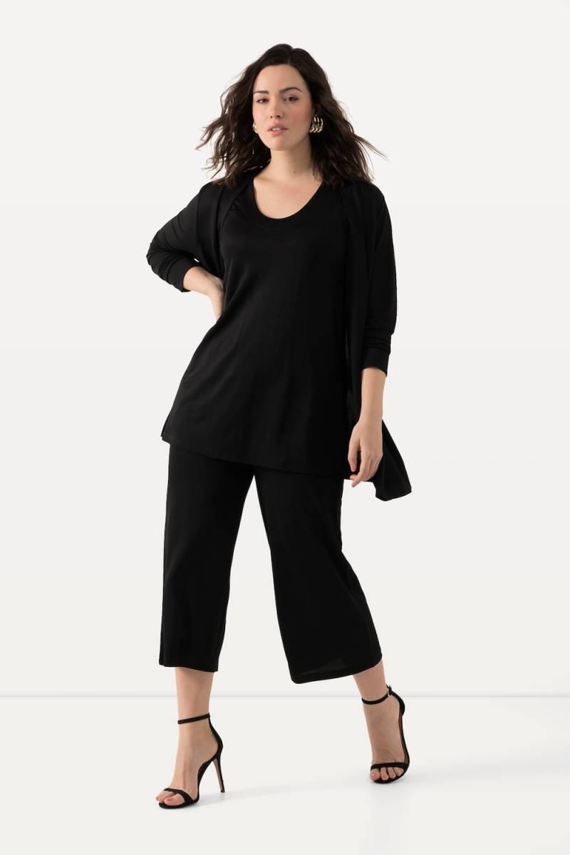 Große Größen Slinky-Culotte, Damen, schwarz, Größe: 42/44, Viskose, Ulla Popken Große Größen Slinky-Culotte, Damen, schwarz, Größe: 42/44, Viskose, Ulla Popken von Ulla Popken