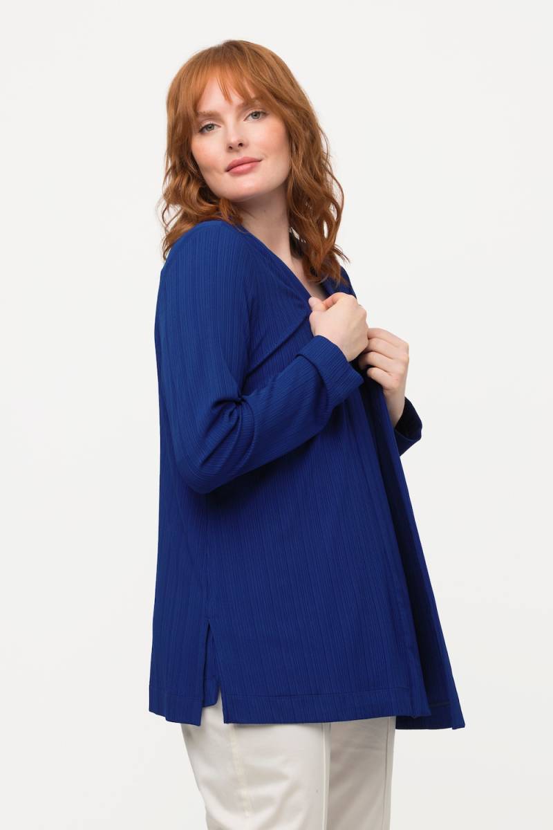 Große Größen Slinkyjacke, Damen, blau, Größe: 54/56, Viskose, Ulla Popken Große Größen Slinkyjacke, Damen, blau, Größe: 54/56, Viskose, Ulla Popken von Ulla Popken