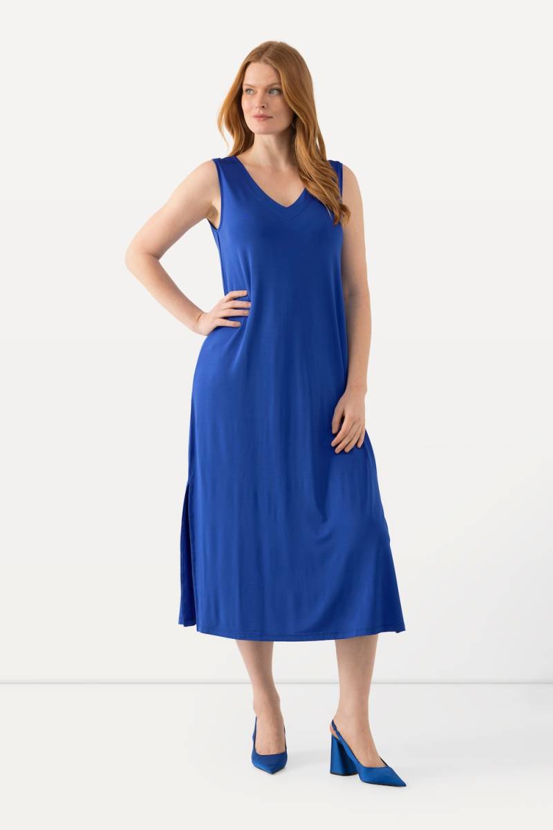 Große Größen Slinky-Midikleid, Damen, blau, Größe: 42/44, Viskose, Ulla Popken Große Größen Slinky-Midikleid, Damen, blau, Größe: 42/44, Viskose, Ulla Popken von Ulla Popken