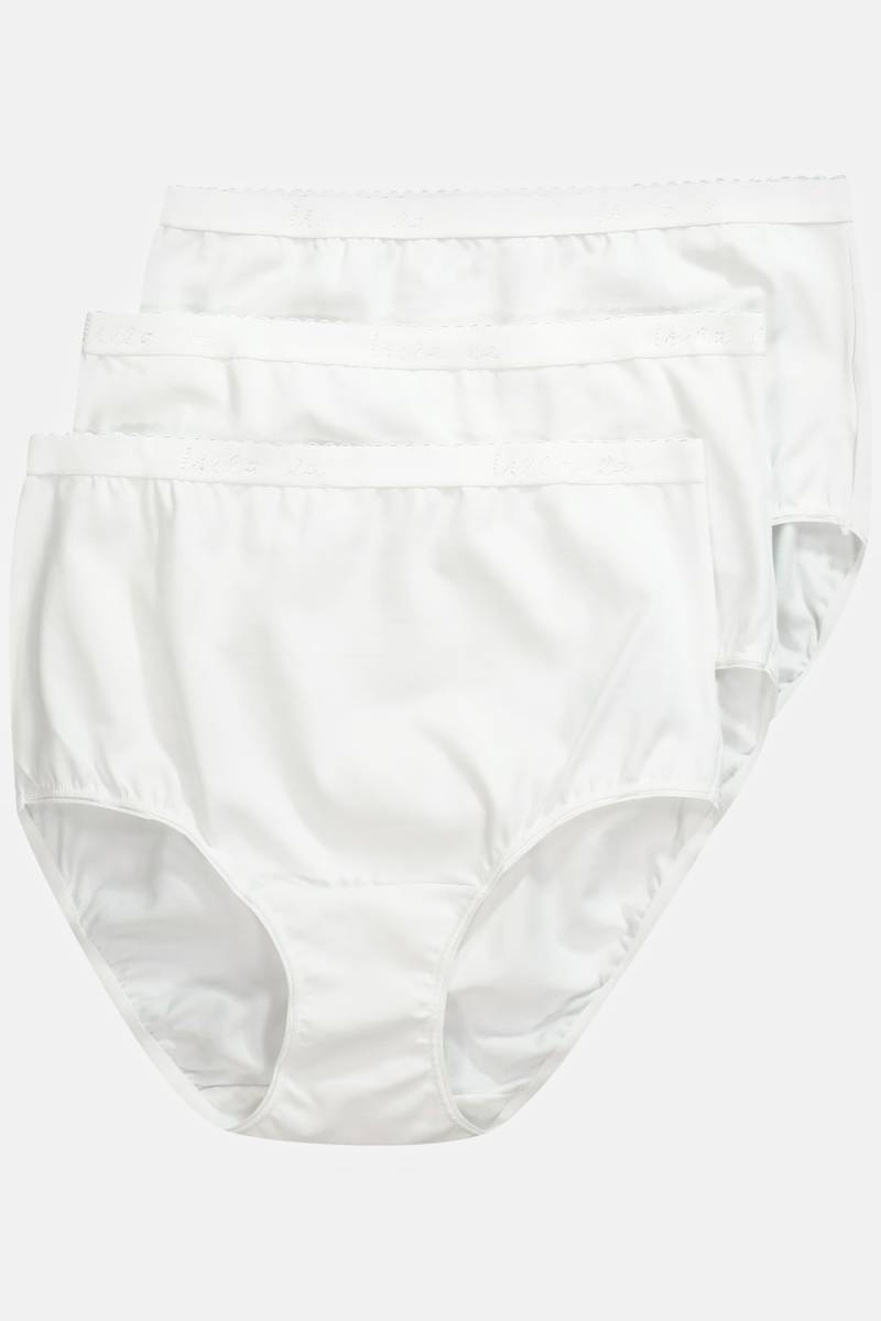 Große Größen Maxislips, Damen, weiß, Größe: 42/44, Baumwolle, Ulla Popken von Ulla Popken