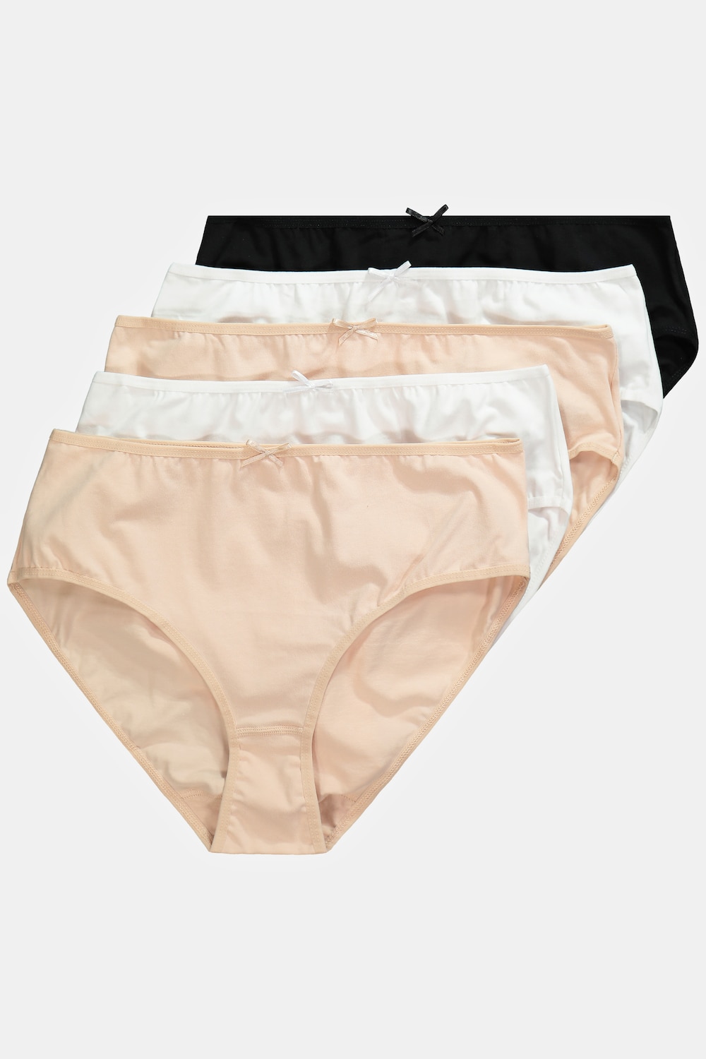 Große Größen Midi-Slips, Damen, weiß, Größe: 54/56, Baumwolle, Ulla Popken von Ulla Popken