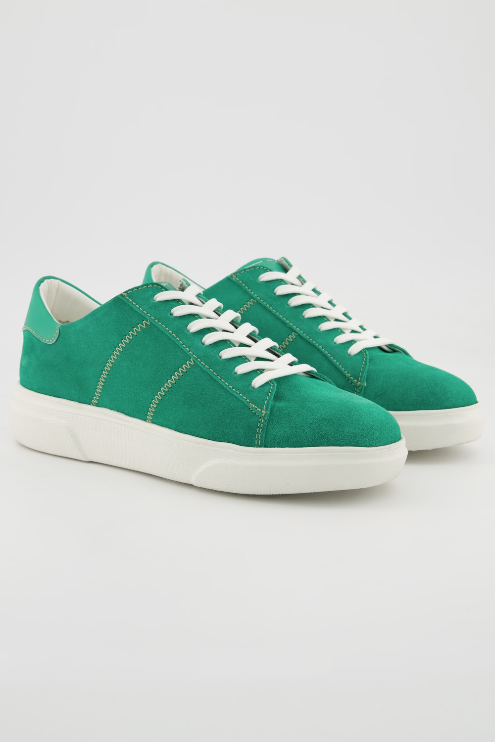 Große Größen Sneaker, Damen, grün, Größe: 41, Leder, Ulla Popken von Ulla Popken