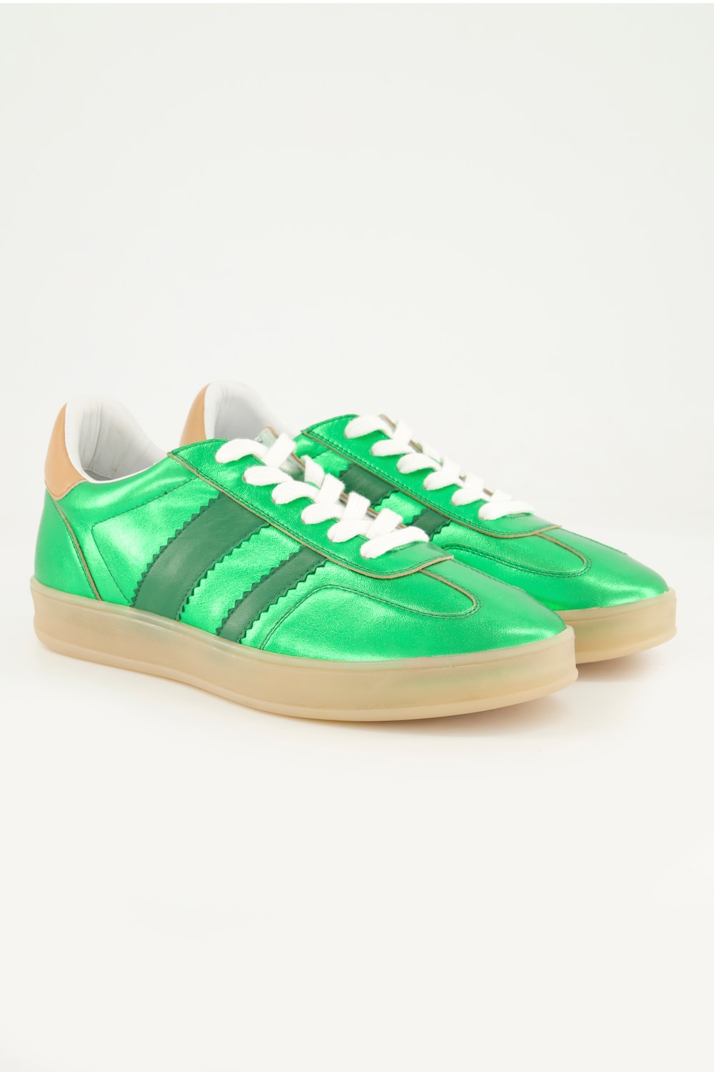 Große Größen Sneaker, Damen, grün, Größe: 44, Sonstige/Leder, Ulla Popken von Ulla Popken