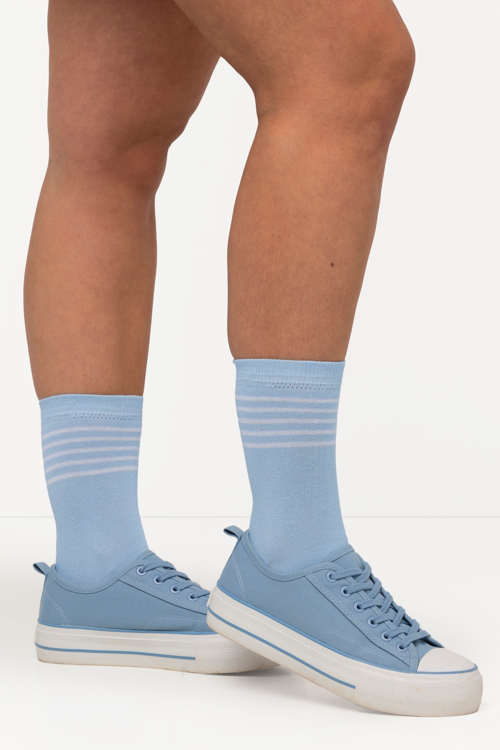 Große Größen Socken, Damen, blau, Größe: 39-42, Baumwolle/Synthetische Fasern, Ulla Popken von Ulla Popken