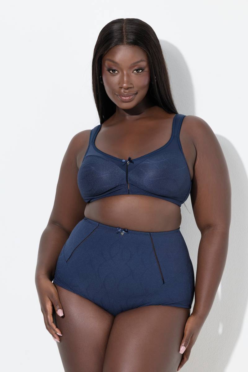 Große Größen Soft-BH, Damen, blau, Größe: 85B, Synthetische Fasern/Elasthan, Ulla Popken von Ulla Popken